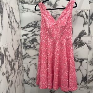 Anthropologie Maeve Claribel Dress in Pink